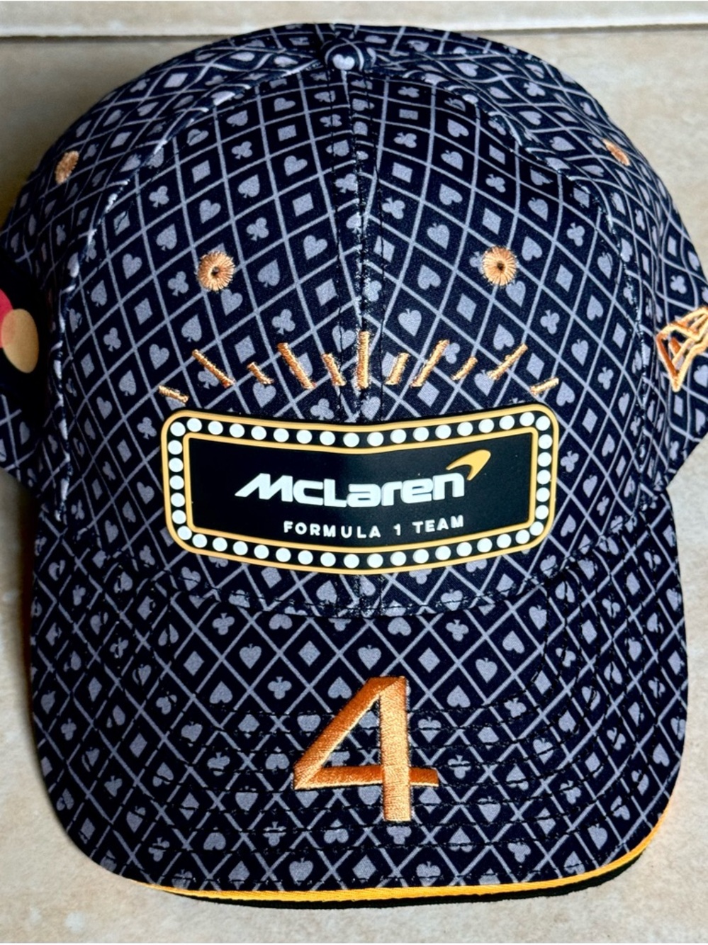 McLaren Men’s Black & Orange Formula 1 Team Cap